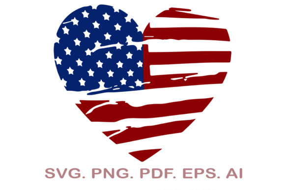 American Distressed Flag SVG for Crafts and Graphics