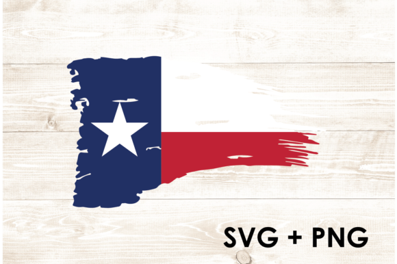 Distressed Texas Texan Flag SVG for Crafts and Graphics