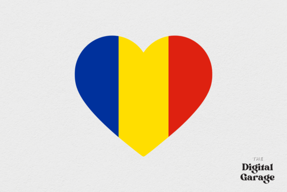Romania Flag, Romania Heart SVG PNG
